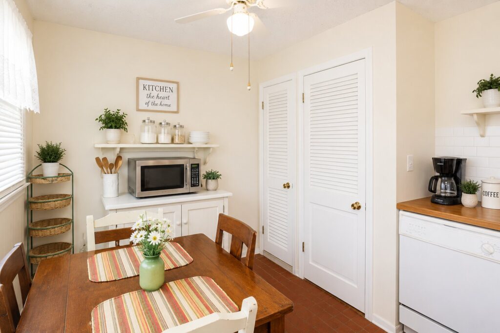 Cozy country kitchen with natural light Cozy country kitchen with natural light